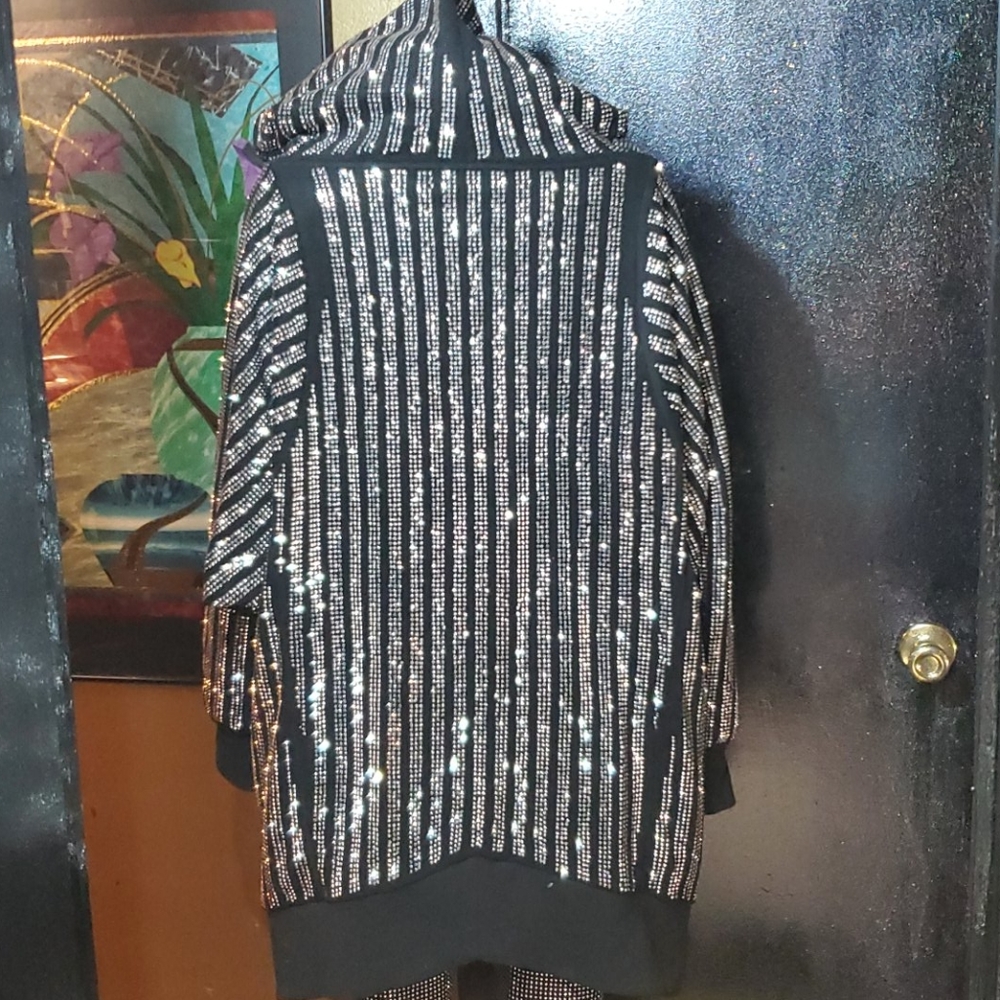 Rhinestone Studded Jacket - Picture 5 of 16